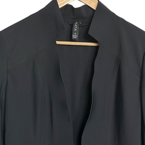 ATHLETA Cosmic Black Blazer Jacket Stretch Work Travel - Picture 5 of 15